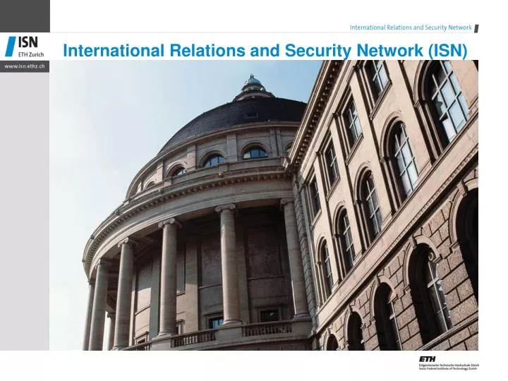 international relations and security network isn