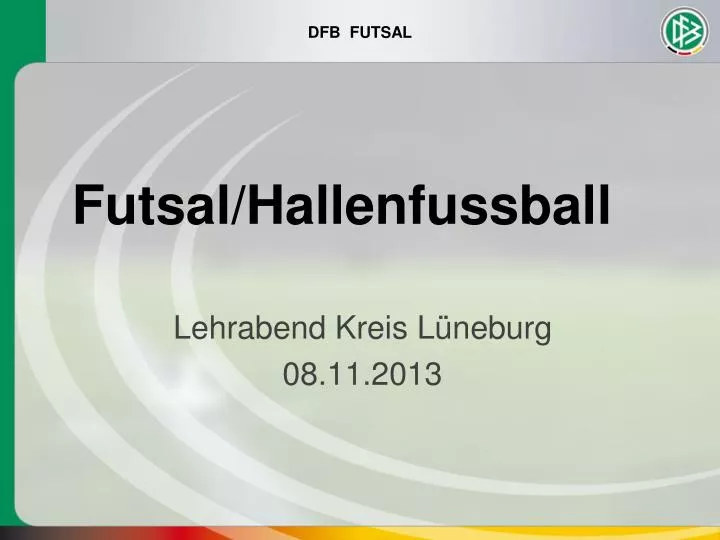 futsal hallenfussball