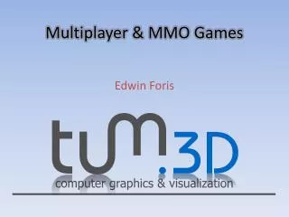 Multiplayer &amp; MMO Games