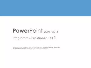 power point 2010 2013