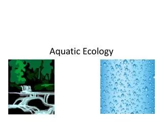 Aquatic Ecology