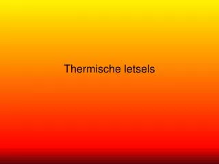thermische letsels
