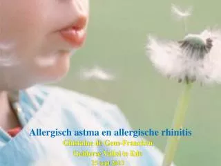 Allergisch astma en allergische rhinitis