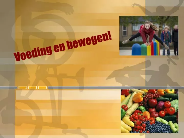 voeding en bewegen