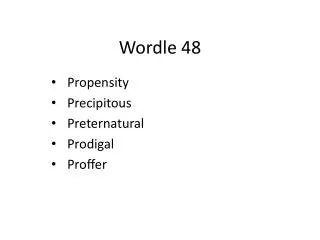 Wordle 48
