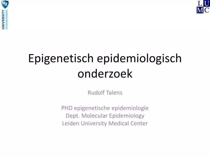 epigenetisch epidemiologisch onderzoek