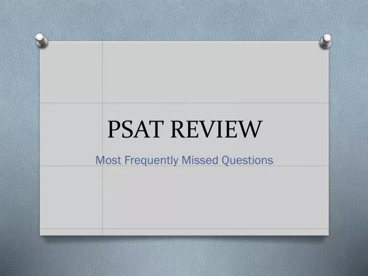 psat review