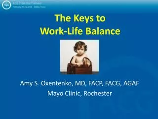 The Keys to Work-Life Balance