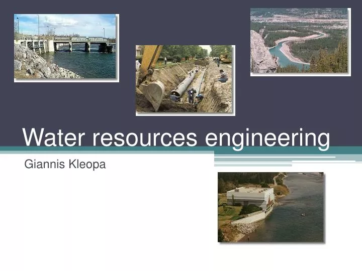water resources engineering