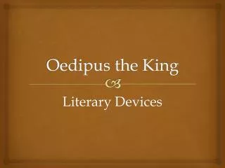 oedipus the king