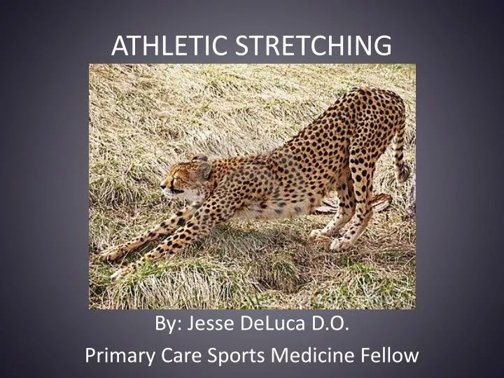 athletic stretching