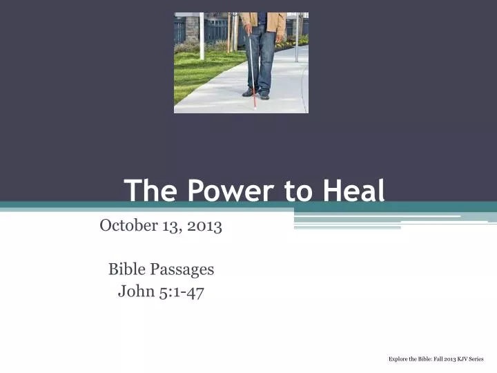 the power to heal