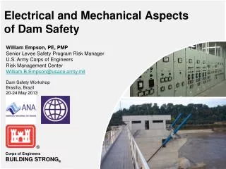 Electrical and Mechanical Aspects of Dam Safety