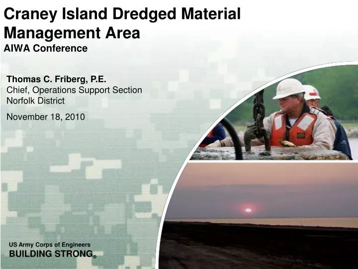 craney island dredged material management area aiwa conference