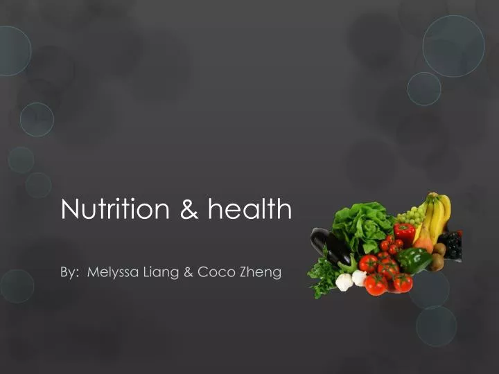 nutrition health