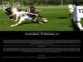 VfL Kirchheim – FC Rottenburg 1:2