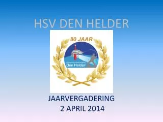 HSV DEN HELDER