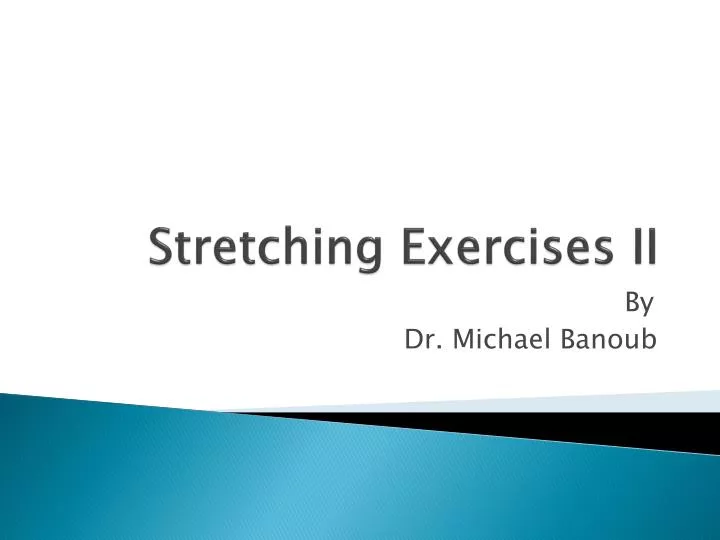 stretching exercises ii