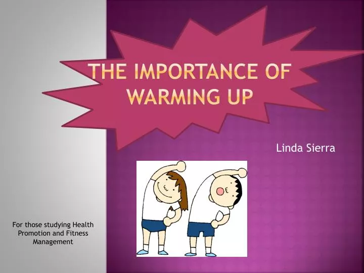 the importance of warming up