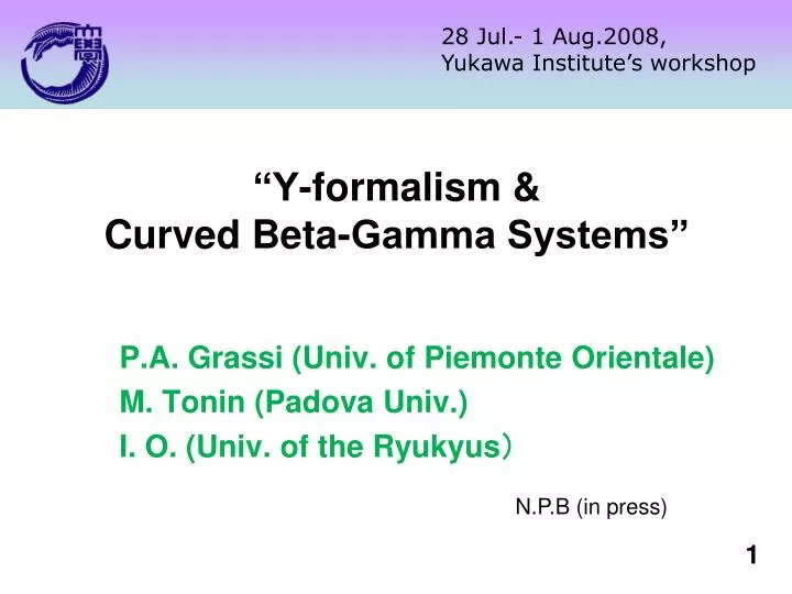 y formalism curved beta gamma systems