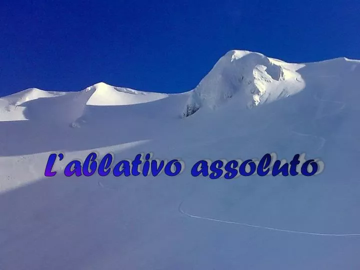 l ablativo assoluto