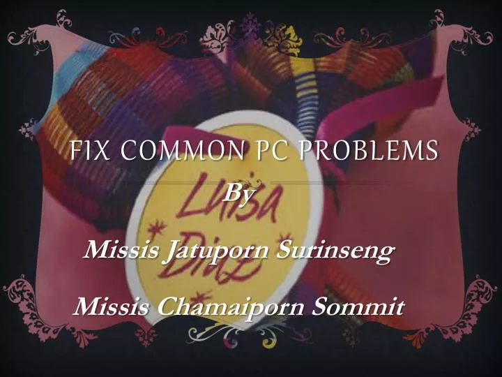 fix common pc problems