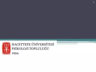 hacettepe n vers tes ps koloj toplulu u 1994