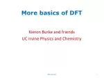 More basics of DFT - slide 1
