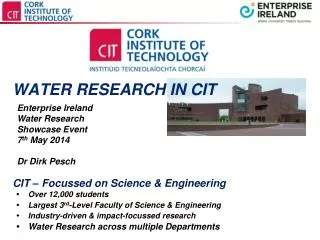 WATER RESEARCH IN CIT