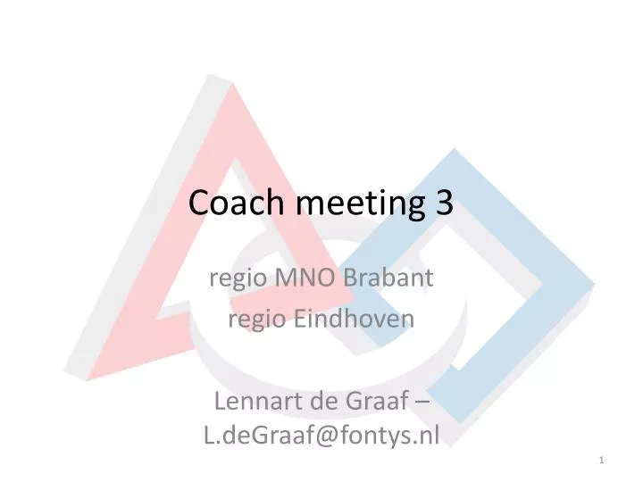 coach meeting 3