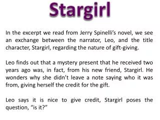 Stargirl