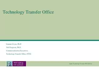 Technology Transfer Office