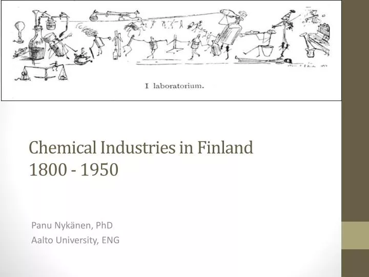 chemical industries in finland 1800 1950