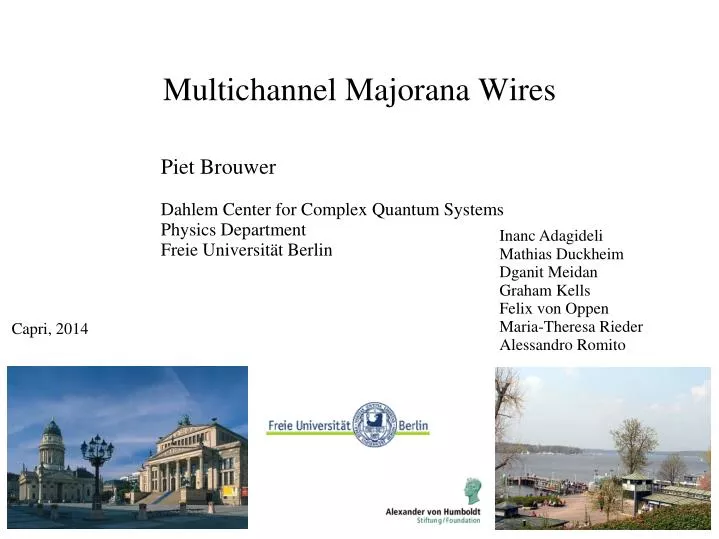 multichannel majorana wires