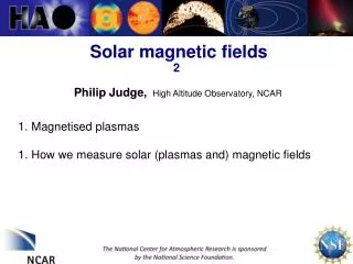 Solar magnetic fields 2