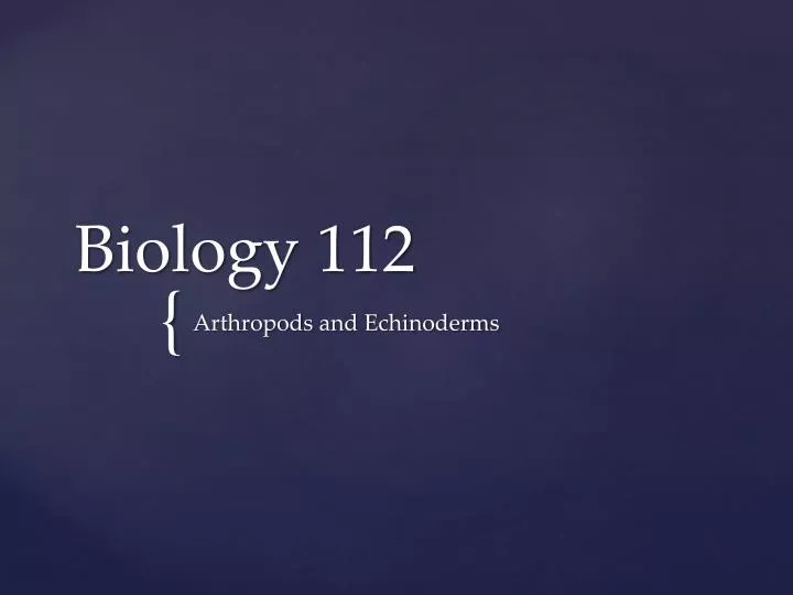 biology 112