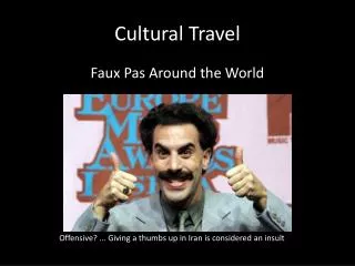 Cultural Travel