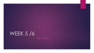 week 5 6