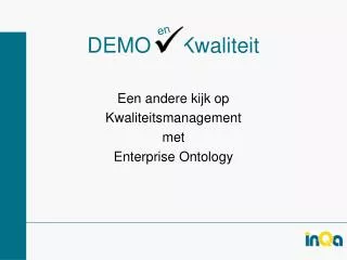 DEMO Kwaliteit