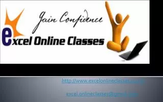 http://www.excelonlineclasses.co.nr/ excel.onlineclasses@gmail.com