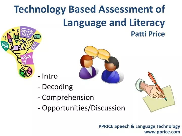 technology based assessment of language and literacy patti price