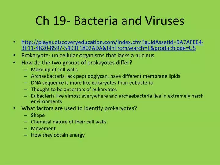 ch 19 bacteria and viruses