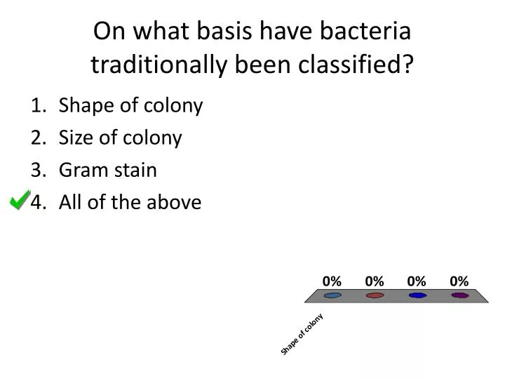 on what basis have bacteria traditionally been classified
