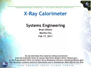 X-Ray Calorimeter