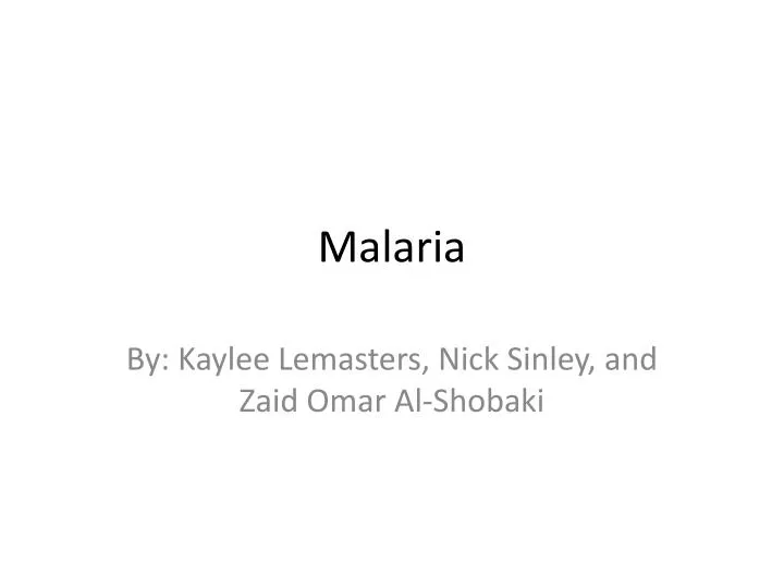 malaria