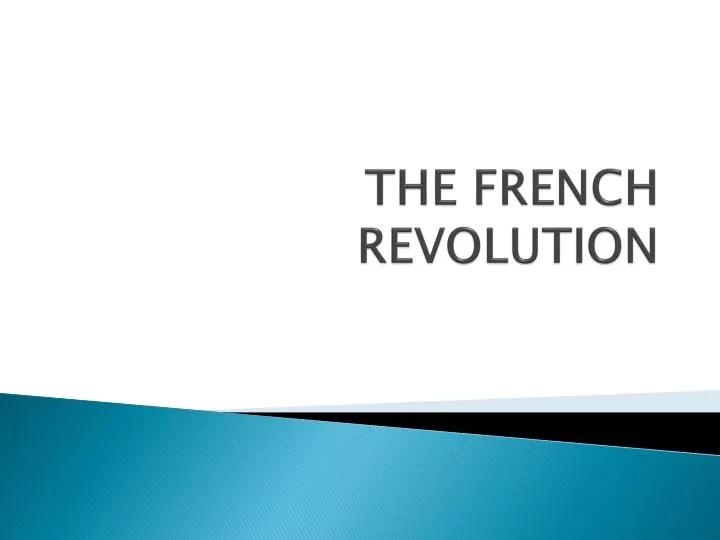 the french revolution