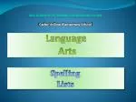 Language Arts - slide 1