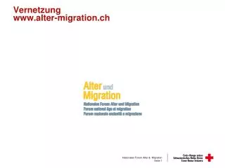 vernetzung www alter migration ch