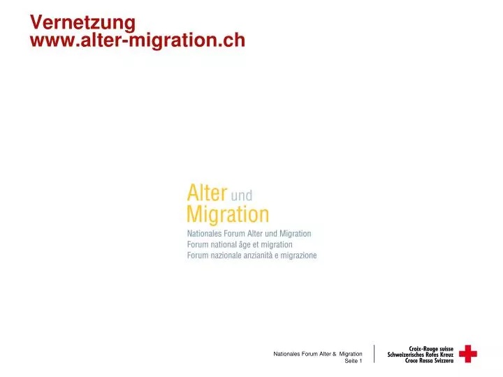 vernetzung www alter migration ch