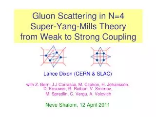 Gluon Scattering in N=4 Super-Yang-Mills Theory from Weak to Strong Coupling